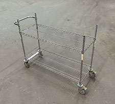 Wire cart with handle 48 x 18 x 40 