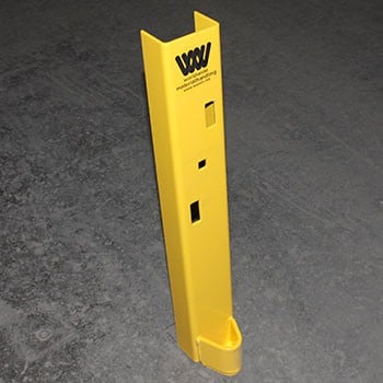 24” x 3 1/8” Bullnose Column Guard - Floor Mount