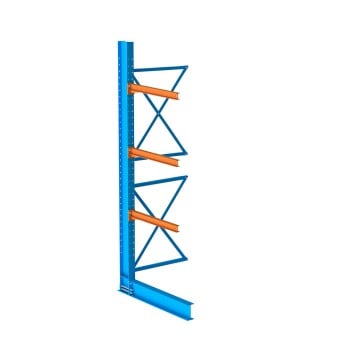 144” x 72” Single Sided Structural Cantilever Adder Bay- (3) Arm Levels