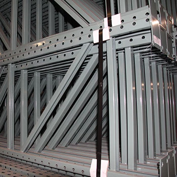24” x 96” Teardrop Pallet Rack Upright- Old Style 24” x 96” Teardrop Pallet Rack Upright- Old Style