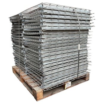 36” x 54” Used Wire Deck - Drop In - Full Step - Pallet of 40