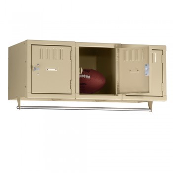 Wall-Mount Locker - 3 Openings Per Unit - Sand