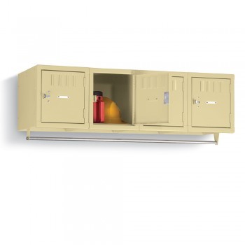 Wall-Mount Locker - 4 Openings Per Unit - Sand