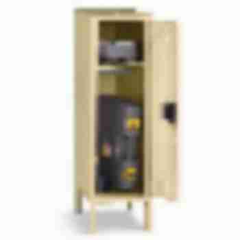 12x12x36” Opening - Half-Height Locker - With Legs - Sand