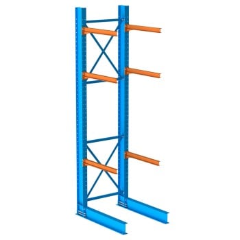 192” x 72” Single Sided Structural Cantilever Starter Bay- (3) Arm Levels