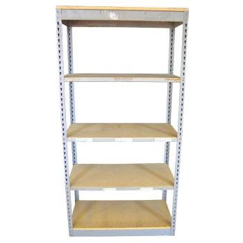 18” x 36” x 72” Used Rivet Shelving Starter- 5 Shelf