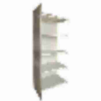 24” x 36” x 123” Used Closed Shelving Adder- 5 Shelf