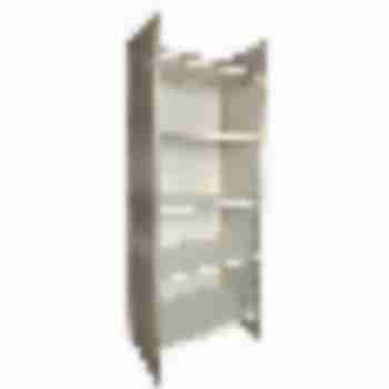 24” x 36” x 123” Used Closed Shelving Starter- 5 Shelf