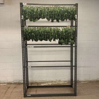 18” x 48” x 84” Cannabis Drying Rack