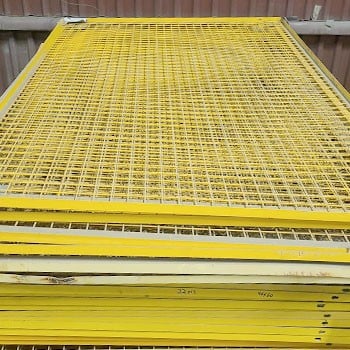 96" x 60" Used Security Cage Panel