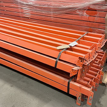 96” x 2 1/2” Teardrop Pallet Rack Beam- New Style