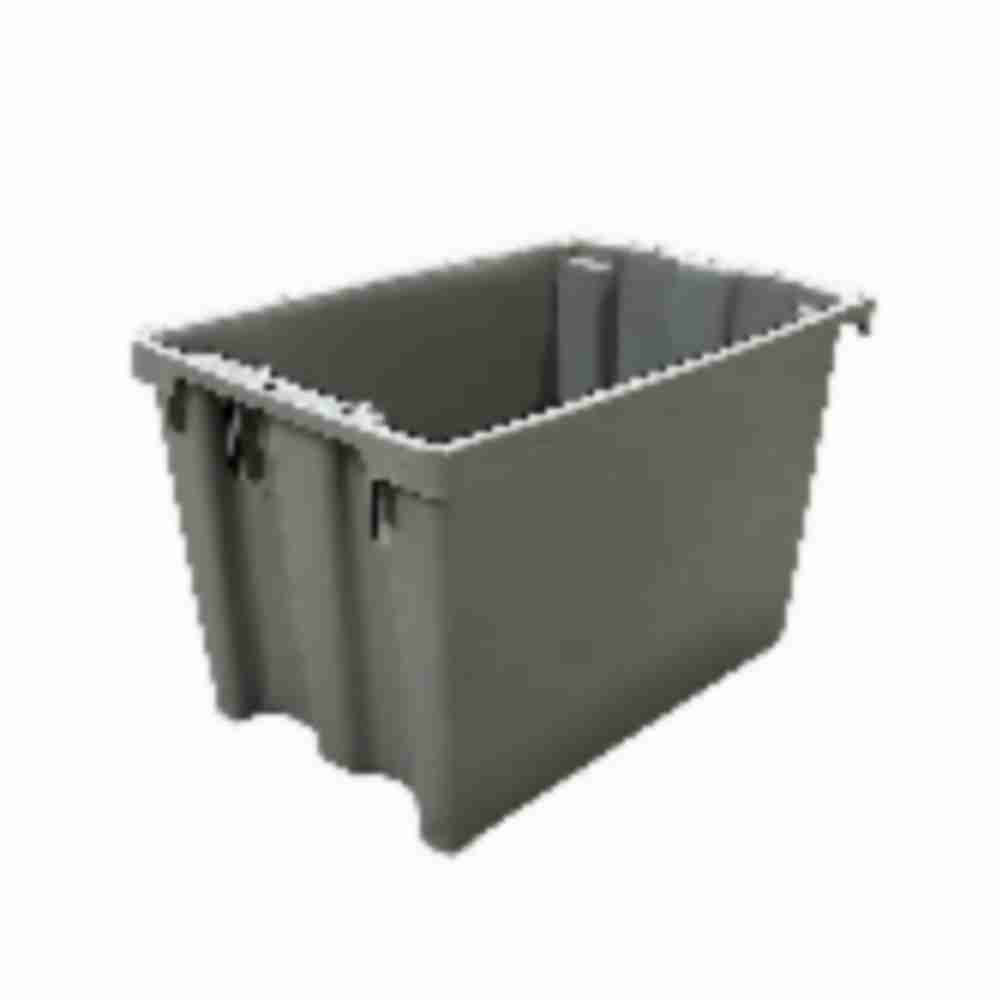 19 1/4 x 13 x 12 1/4” Stackable and Nestable Plastic Tote