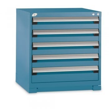 36"x24"x32" Drawer Cabinet- 5 Drawers- Blue