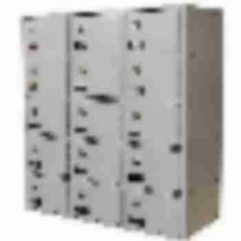 7-1/2 x11x5-1/2” Openings Cell Phone and Tablet Locker - 3 Lockers Wide - Keyed lock