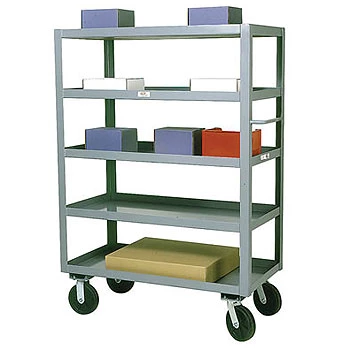 36in x 60in Service Cart- 5 Shelves, 3000 lb. Capacity