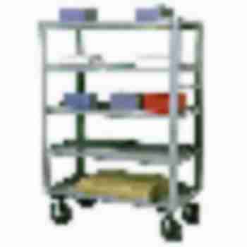 36” x 60” Service Cart- 5 Shelves, 3000 lb. Capacity,