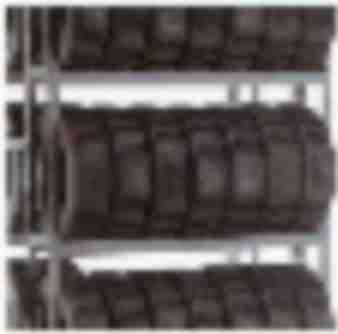 60” x 12” x 120” Tire Rack Single Entry Starter - 4 Tiers